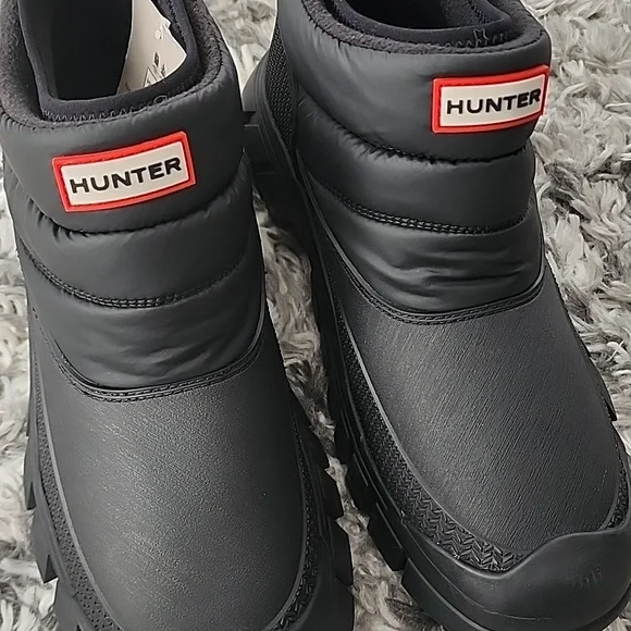 HUNTER WINTER BOOTS SIZE 10 WOMEN BRAND NEW, BLACK - Picture 2 of 13